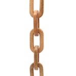 Decorative Wooden Chain Link Sculpture - Image 2