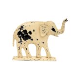 Handcrafted Wooden Elephant Figurine – Decorative Accent