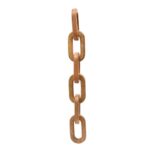 Handcrafted Wooden Chain Link Decorative Accent (Medium Size) - Image 2