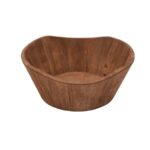 Handcrafted Wooden Serving Bowls (Set of 3 – Nested Design) - Image 3