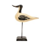 Handcrafted Wooden Bird Figurines on Stand – Set of 2 - Image 3