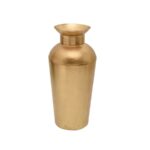 Decorative Golden Metal Vases (Set of 3) - Image 3