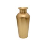 Decorative Golden Metal Vases (Set of 3) - Image 4