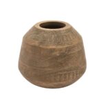 Handcrafted Wooden Vase Set – Rustic Finish - Image 3