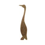 Handcrafted Wooden Duck Figurines – Set of 2 - Image 2