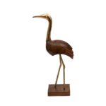 Handcrafted Wooden & Metal Bird Figurines – Set of 2 - Image 2