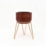 Planters with Metal Stand (Set of 2) - Image 3