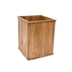 Wooden Square Planters – Set of 2 - Image 2