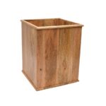 Wooden Square Planters – Set of 2 - Image 3