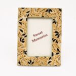 Hand-Painted Wooden Photo Frame Set – Multicolor Leaf & Floral - Image 2
