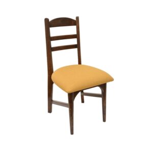 Wooden Dining Chair with Upholstered Seat