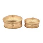 vintage brass storage box set - Image 6