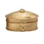 vintage brass storage box set - Image 8