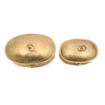 vintage brass storage box set - Image 5